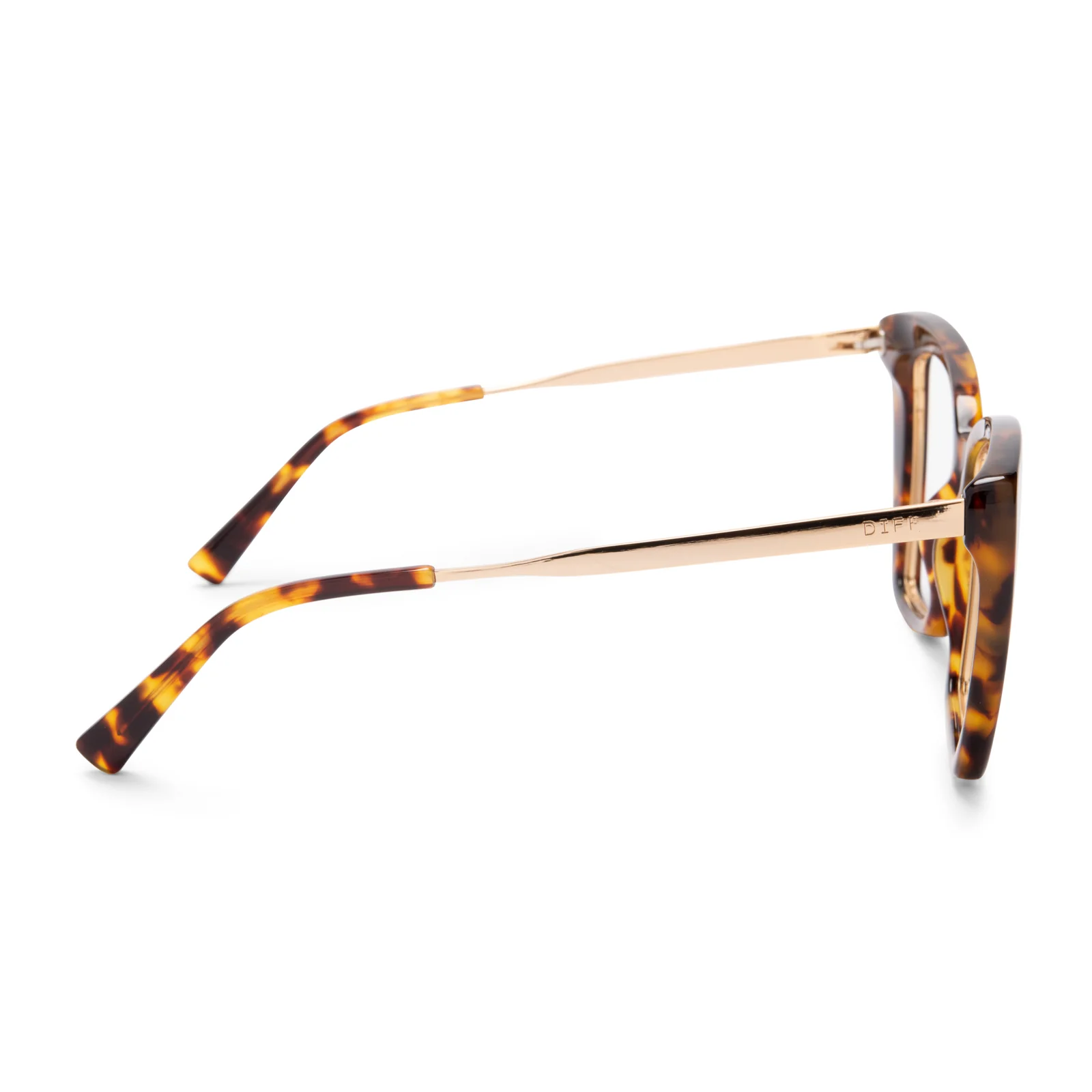 BECKY IV - AMBER TORTOISE + BLUE LIGHT TECHNOLOGY GLASSES - Image 3