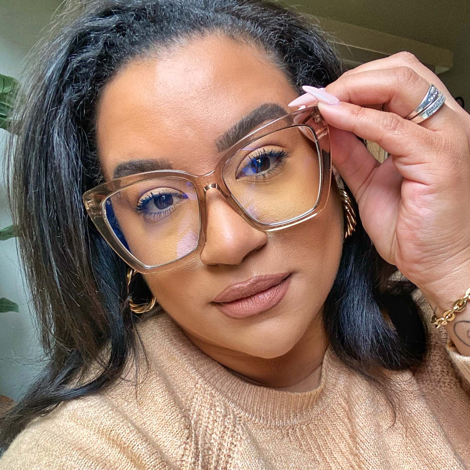 BECKY IV - VINTAGE CRYSTAL + BLUE LIGHT TECHNOLOGY GLASSES - Image 8