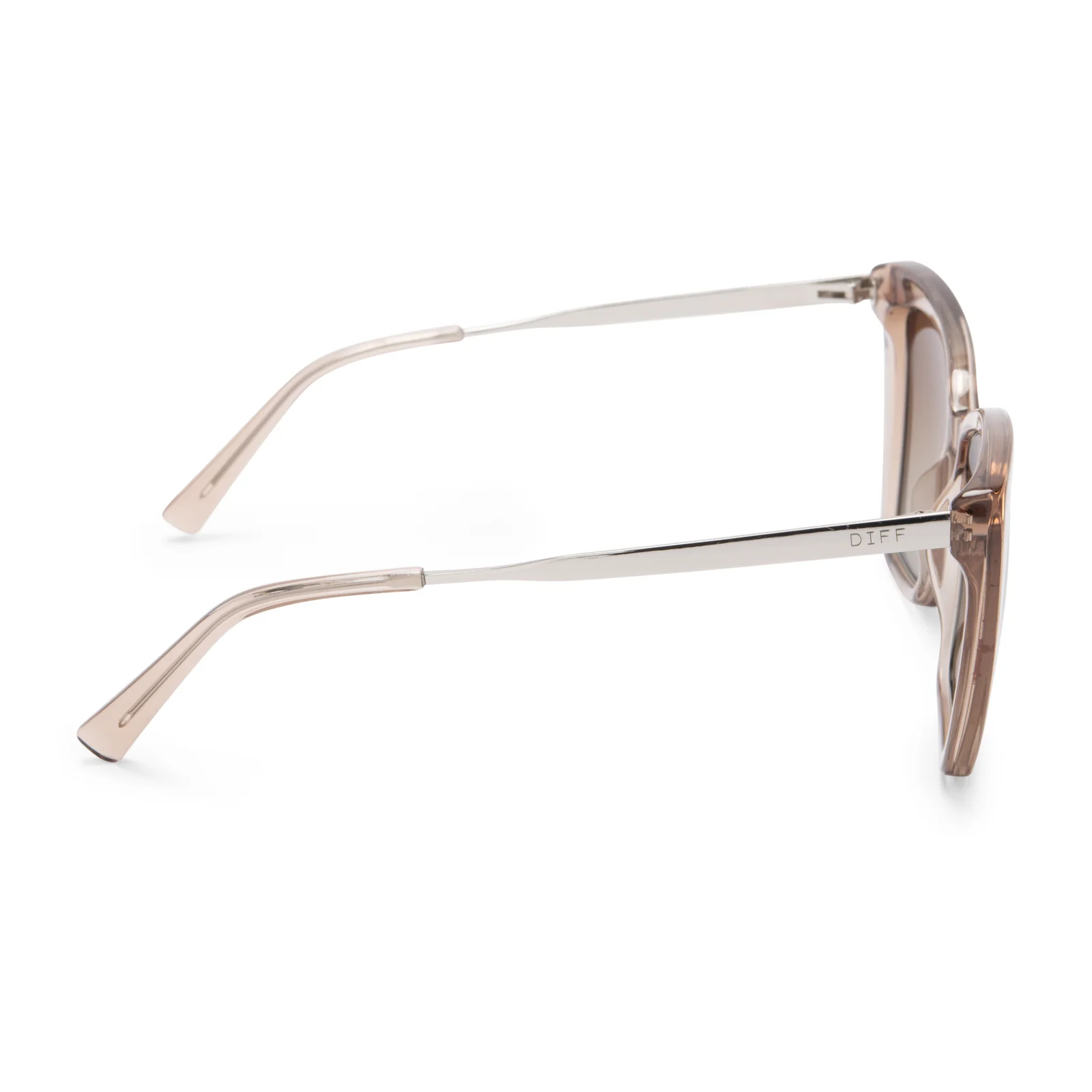 BECKY IV - VINTAGE CRYSTAL + BROWN GRADIENT SUNGLASSES - Image 4