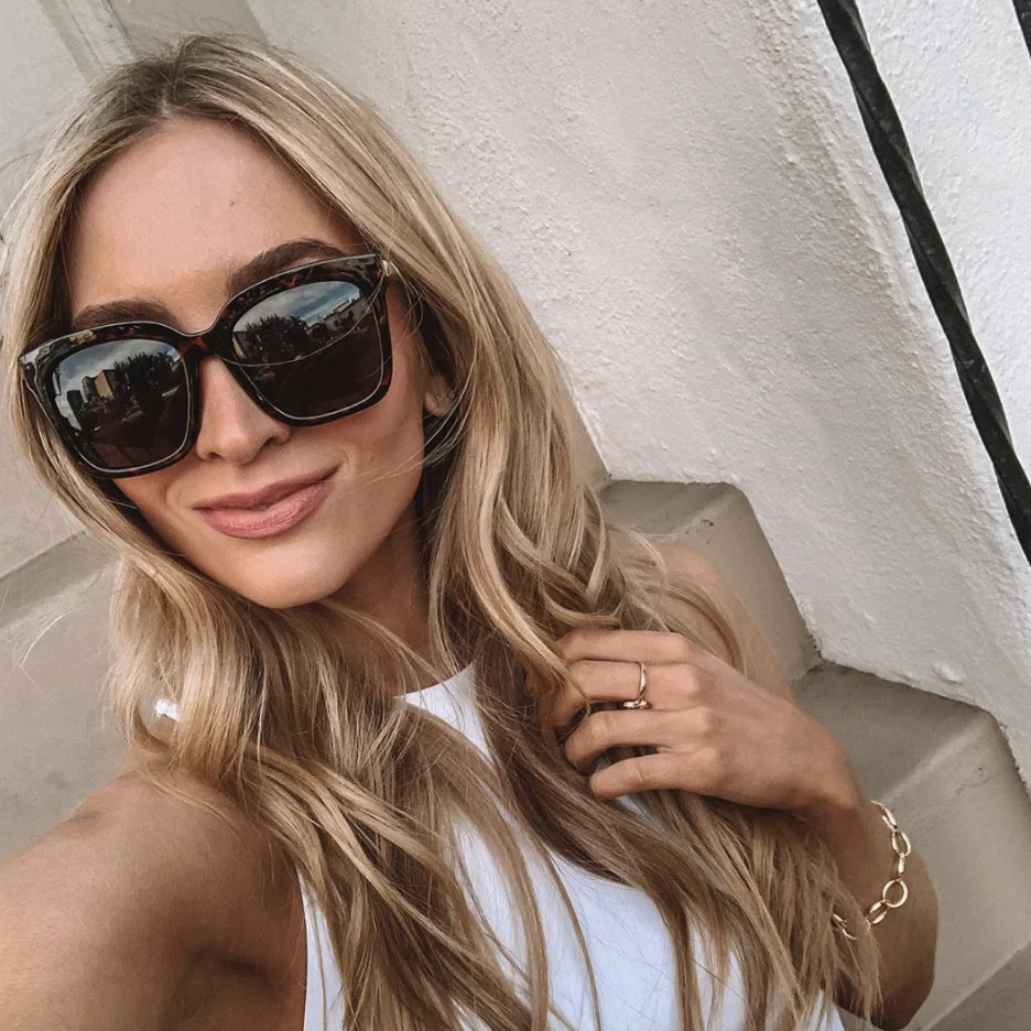 BELLA - TORTOISE + GREY + POLARIZED SUNGLASSES - Image 6