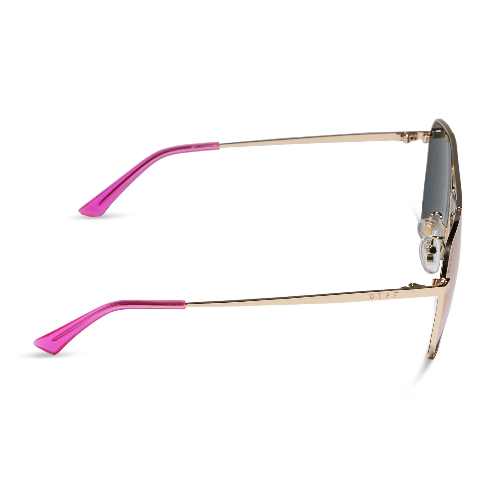 BERKELY - GOLD + PINK RUSH MIRROR SUNGLASSES - Image 3