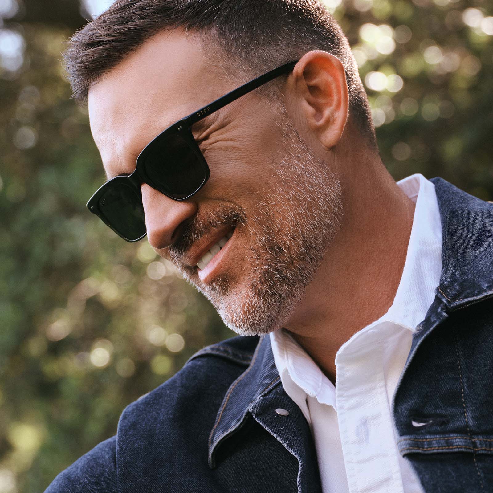 BILLIE - BLACK + GREY + POLARIZED SUNGLASSES - Image 4