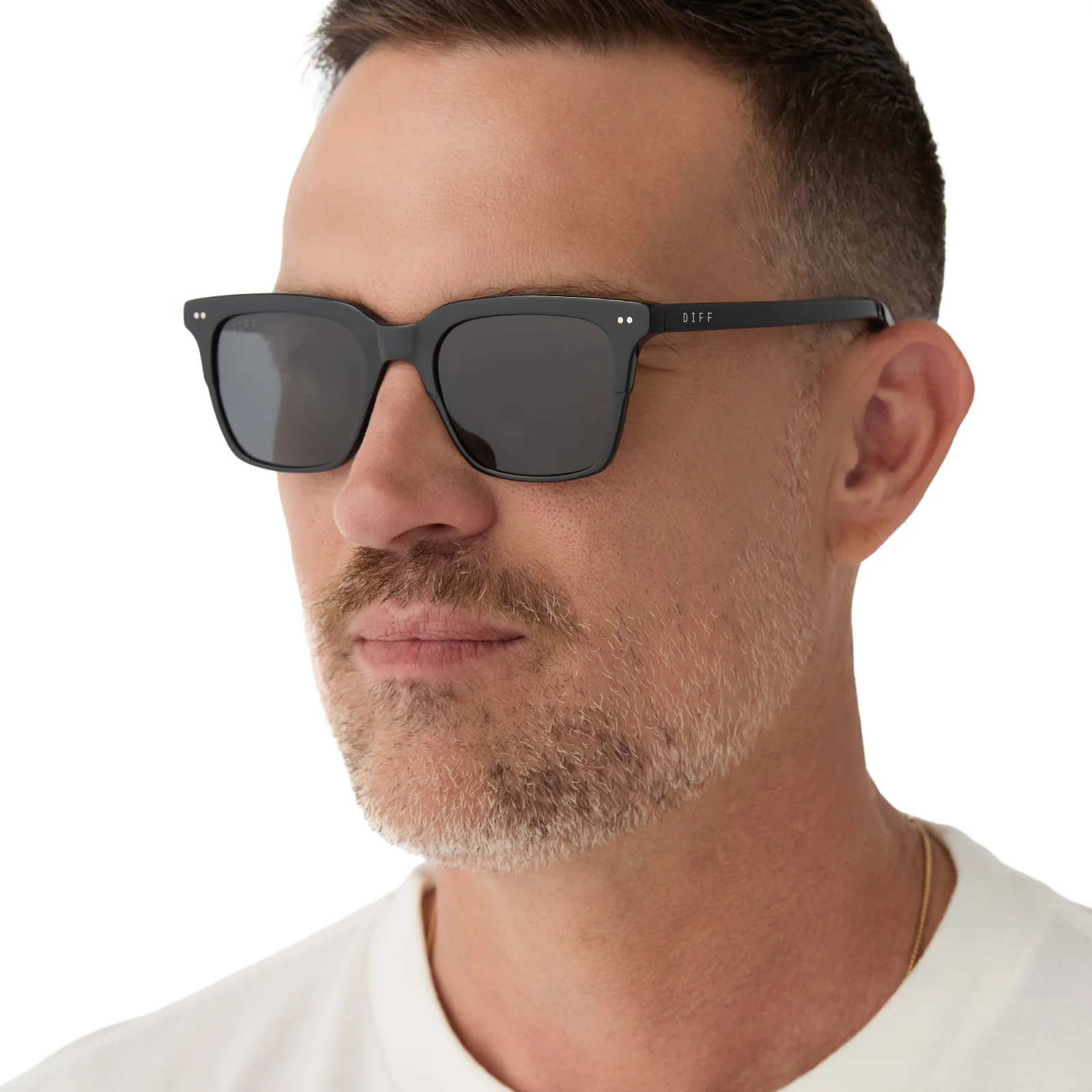 BILLIE - BLACK + GREY + POLARIZED SUNGLASSES - Image 5