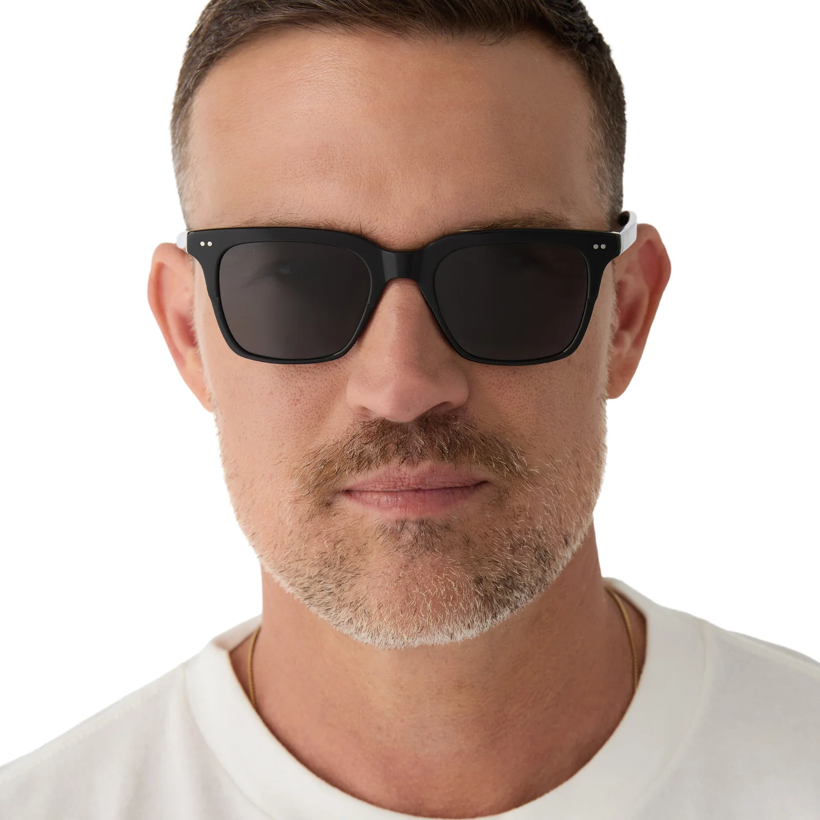 BILLIE - BLACK + GREY + POLARIZED SUNGLASSES - Image 6