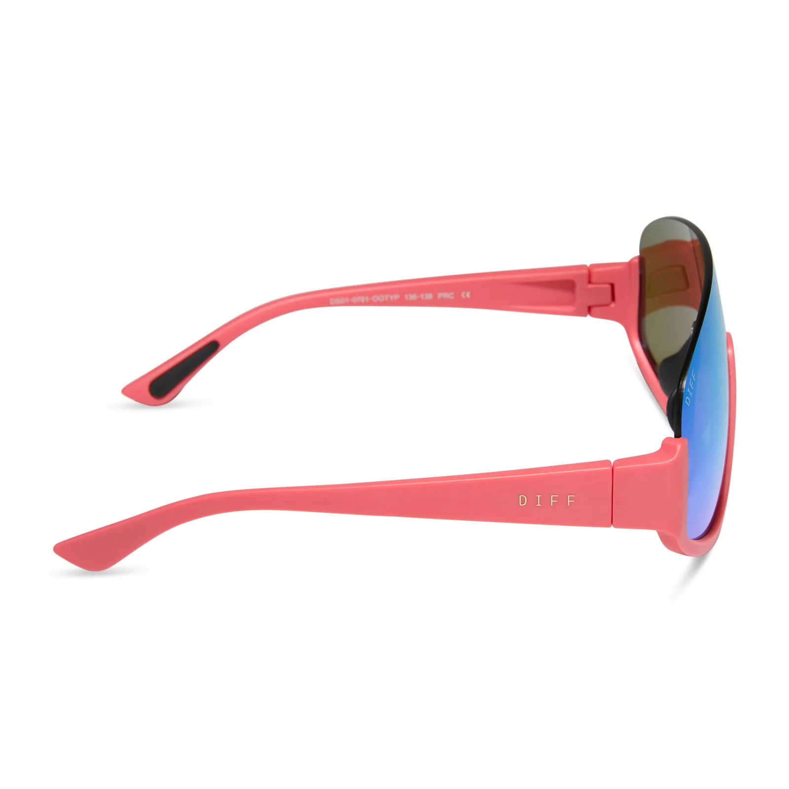 BLAZER - CORAL + TURQUOISE ICE MIRROR + POLARIZED SUNGLASSES - Image 3