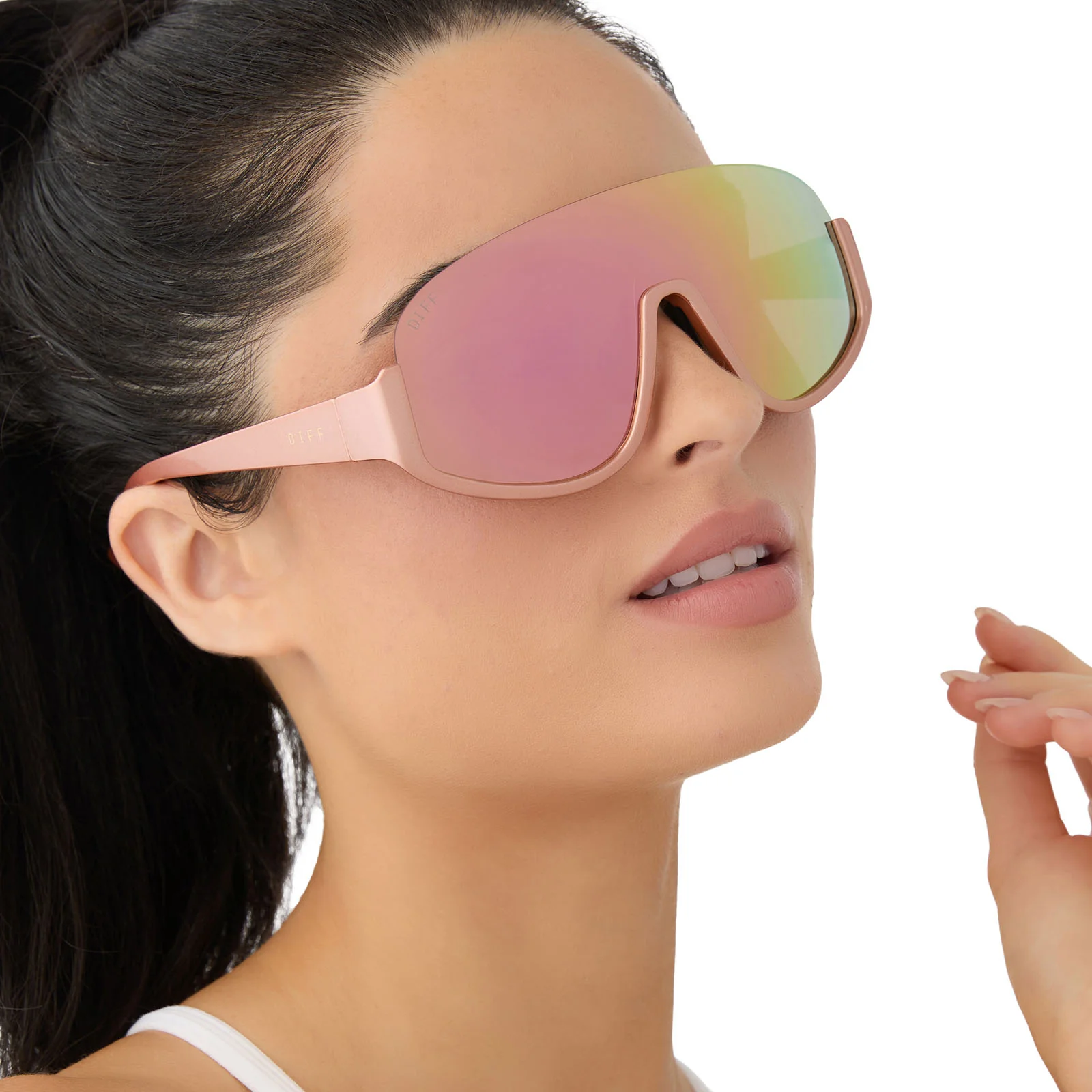 BLAZER - ROSE GOLD + PEACH MIRROR + POLARIZED SUNGLASSES - Image 6