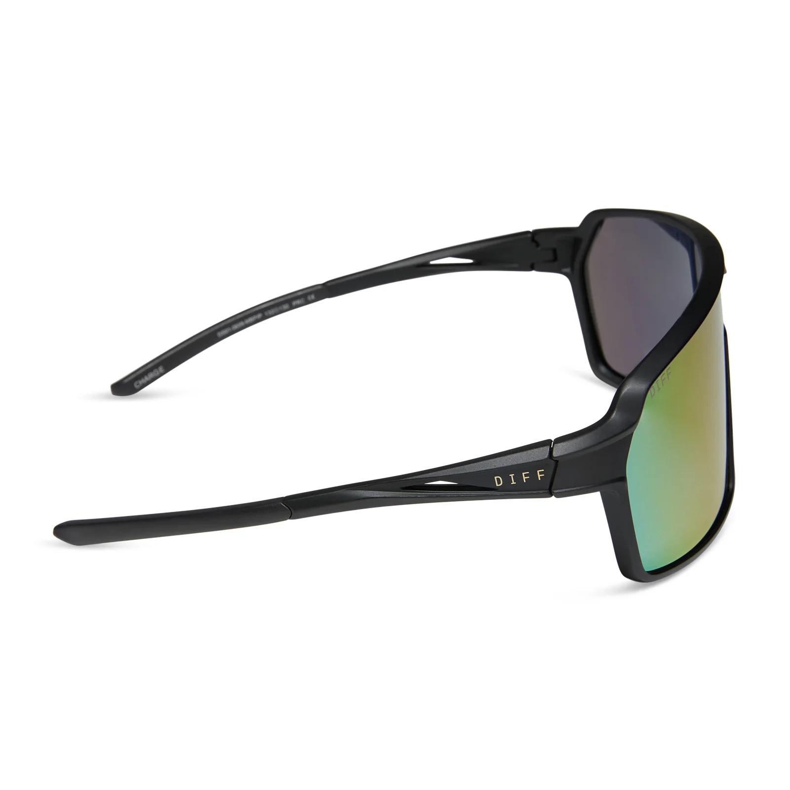 CHARGE - MATTE BLACK + PINK RUSH MIRROR + POLARIZED SUNGLASSES - Image 3