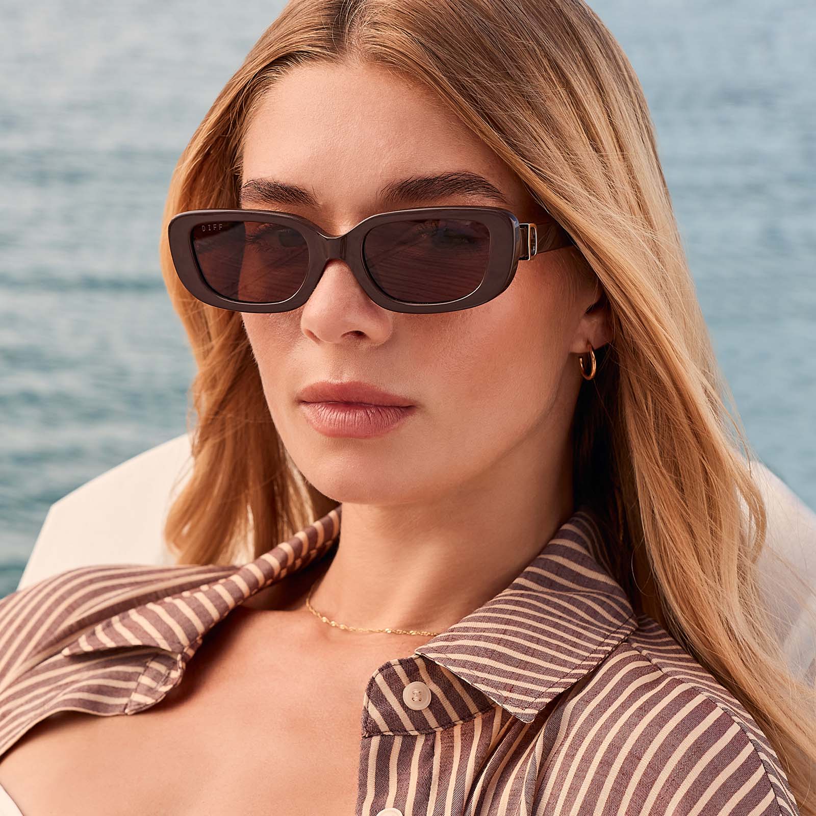DAPHNE - TRUFFLE + TRUFFLE + POLARIZED SUNGLASSES - Image 7