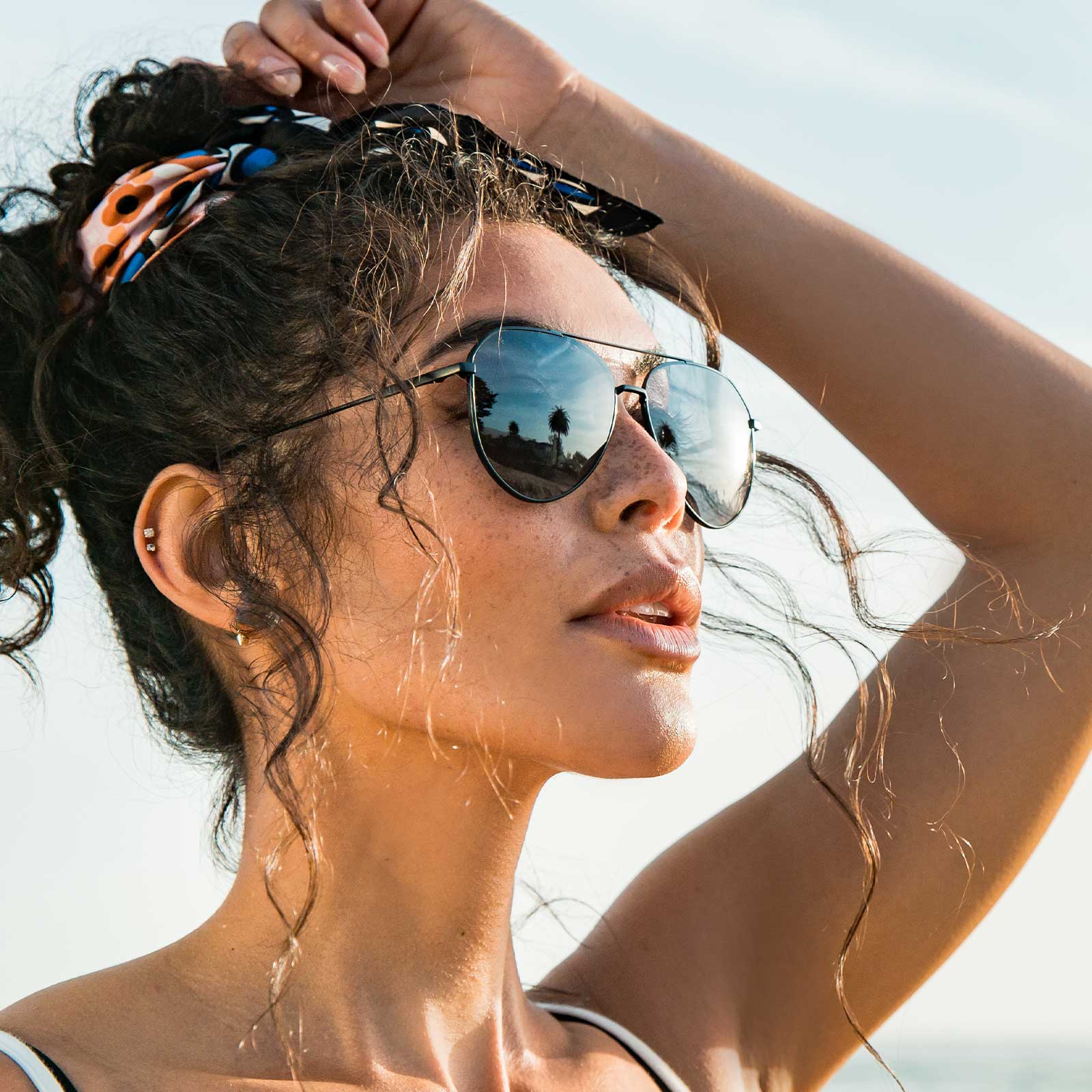 DASH - MATTE BLACK + SOLID GREY + POLARIZED SUNGLASSES - Image 4