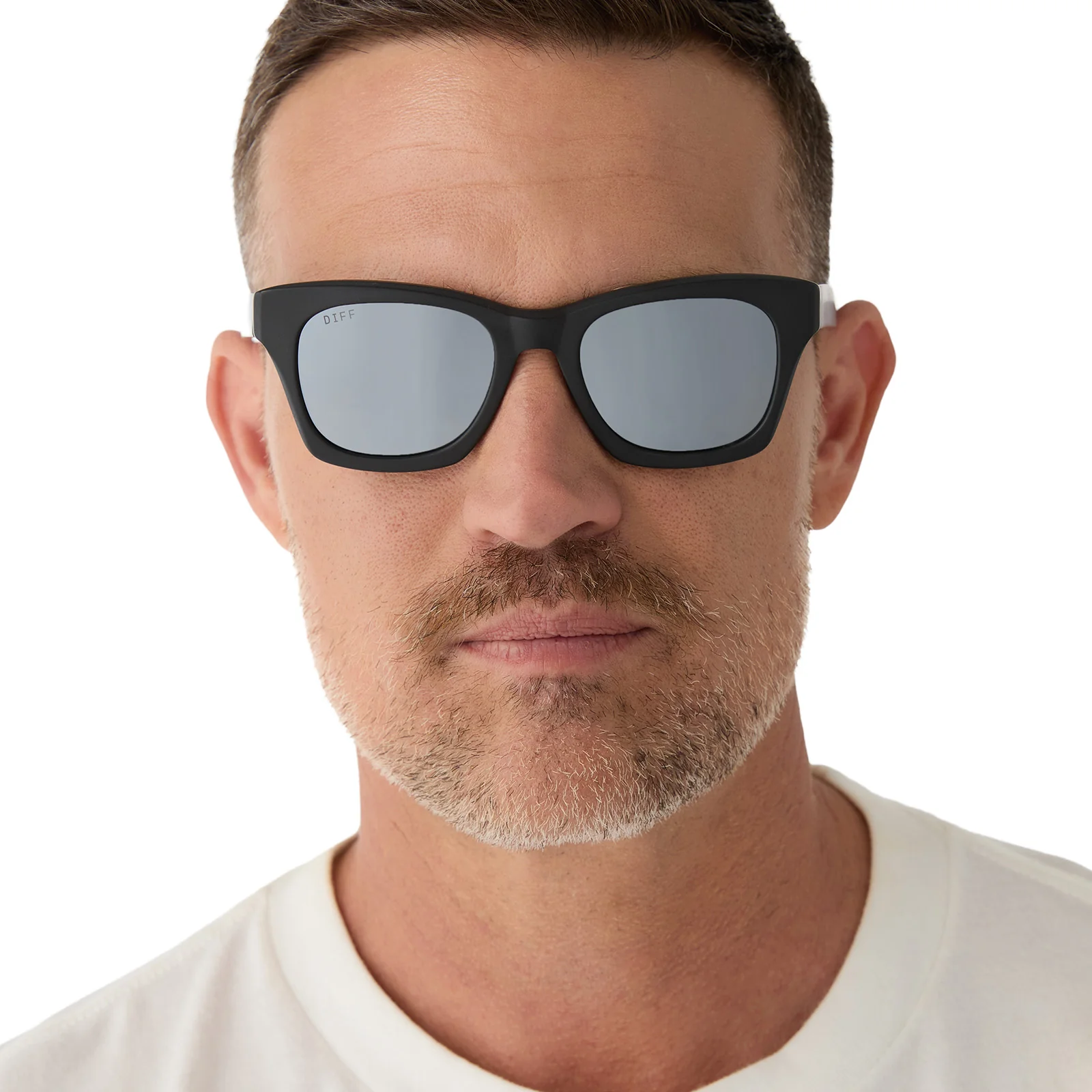 DEAN - BLACK MARBLE + GREY POLARIZED SUNGLASSES - Image 5