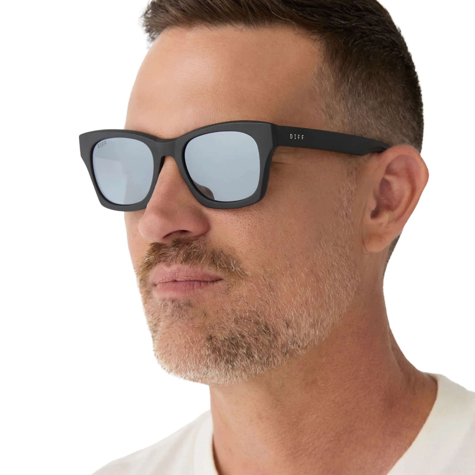 DEAN - BLACK MARBLE + GREY POLARIZED SUNGLASSES - Image 6