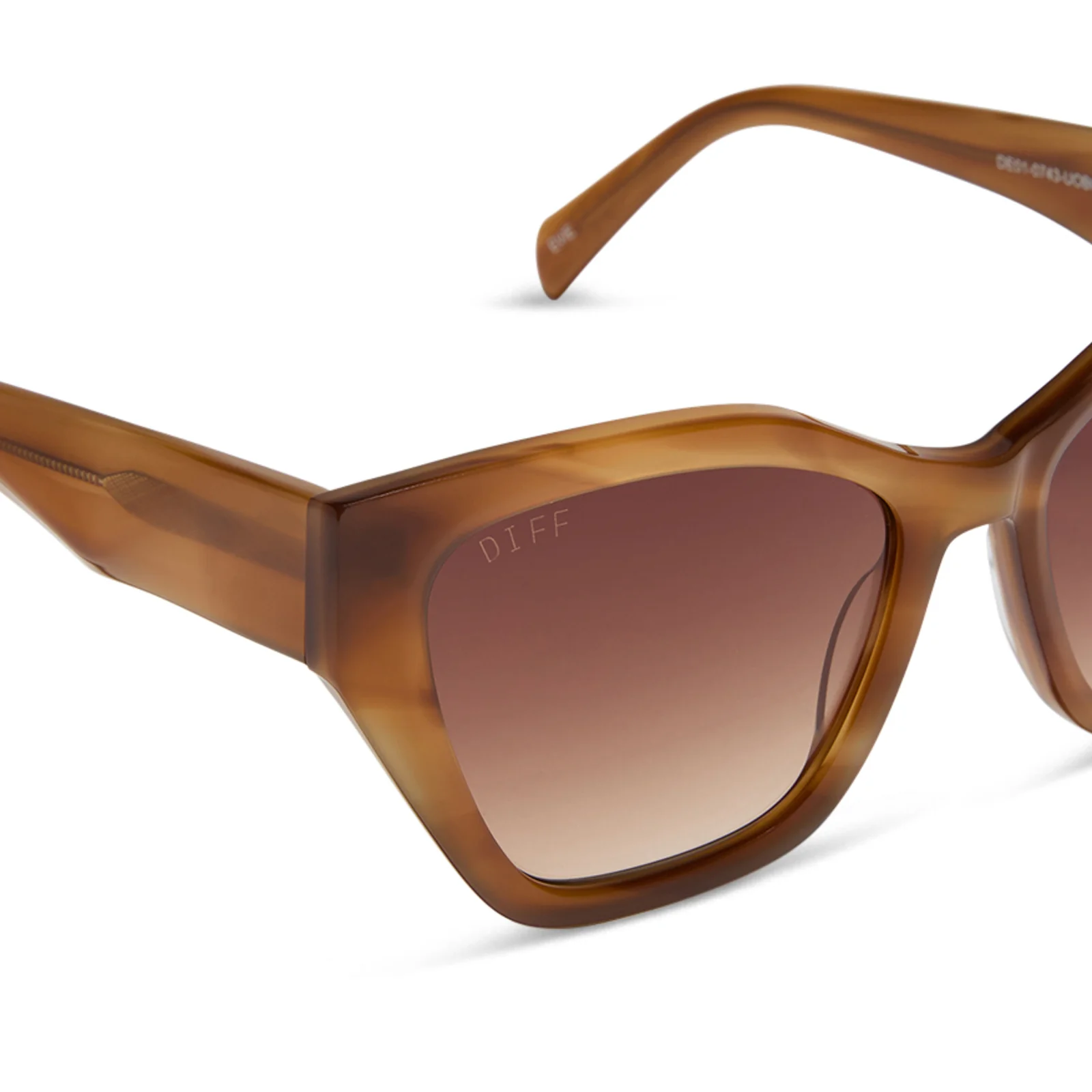 EVIE - TAWNY TORTOISE + BROWN GRADIENT SUNGLASSES - Image 4