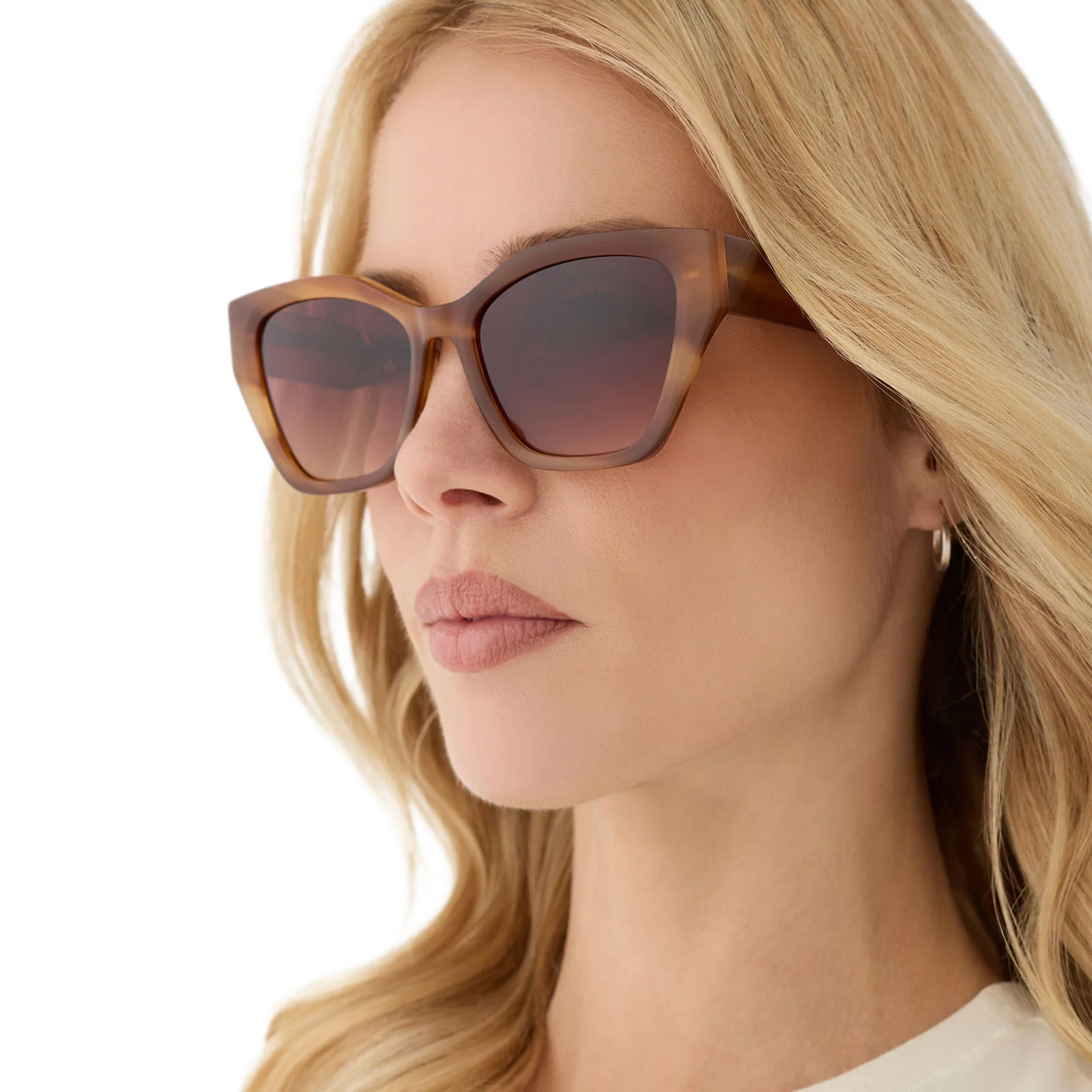 EVIE - TAWNY TORTOISE + BROWN GRADIENT SUNGLASSES - Image 6