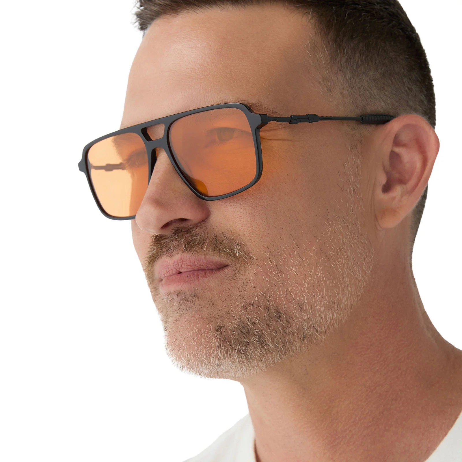 FENNEC SHAND™ - BLACK + ORANGE SUNGLASSES - Image 8