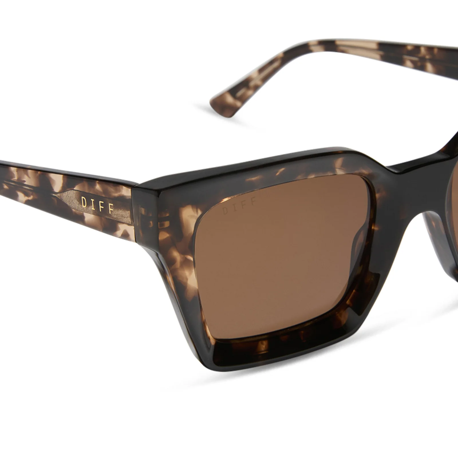 GREER - ESPRESSO TORTOISE + BROWN GRADIENT + POLARIZED SUNGLASSES - Image 4