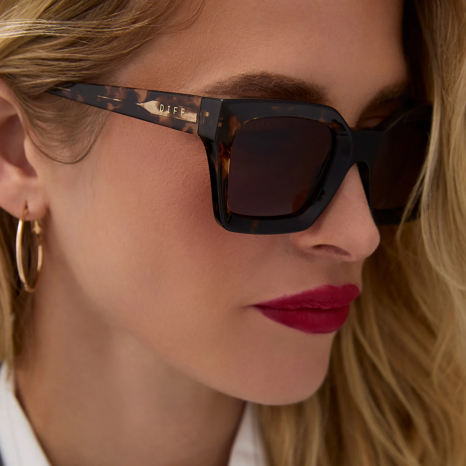 GREER - ESPRESSO TORTOISE + BROWN GRADIENT + POLARIZED SUNGLASSES - Image 5