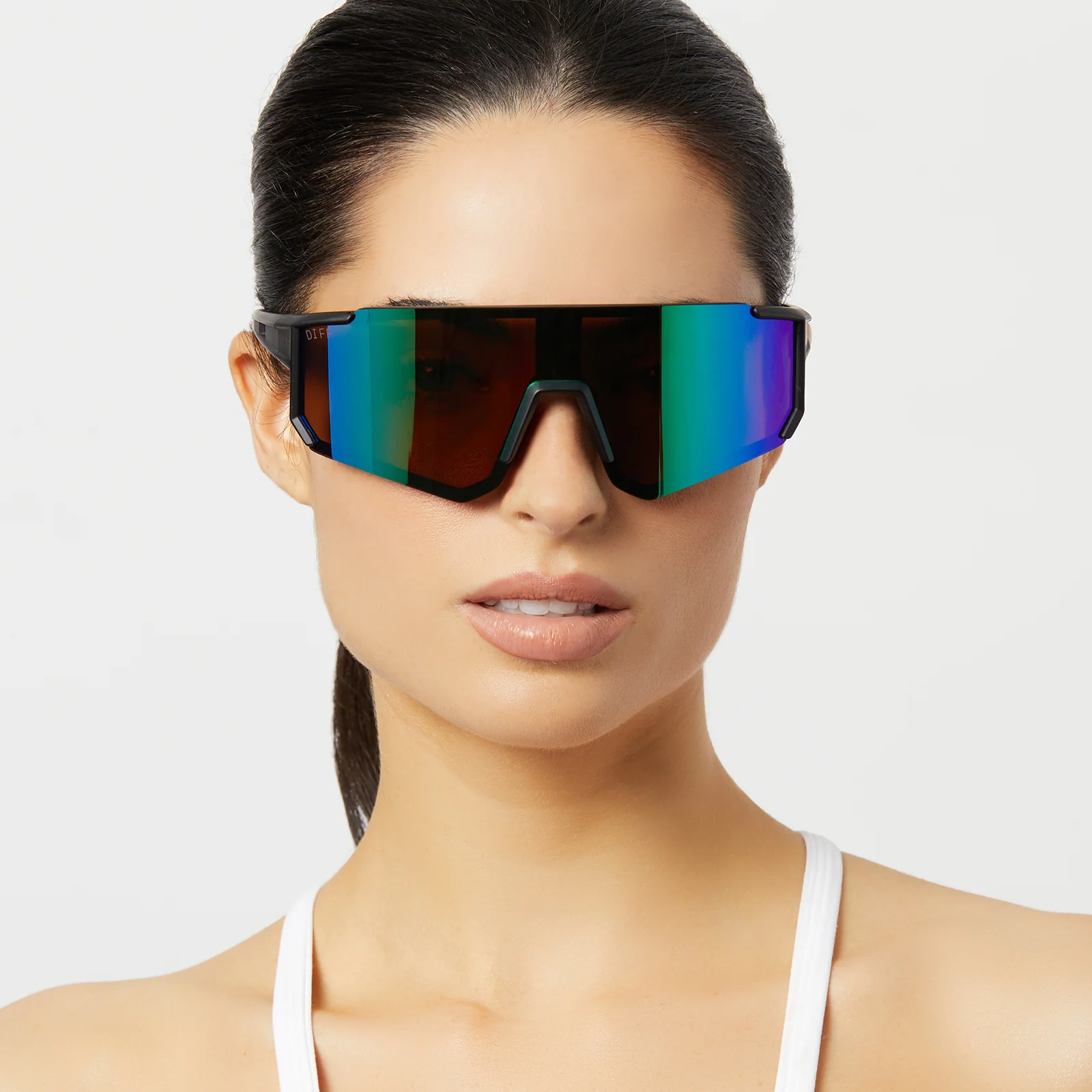 HEAT - MATTE BLACK + GREEN MIRROR + POLARIZED SUNGLASSES - Image 7