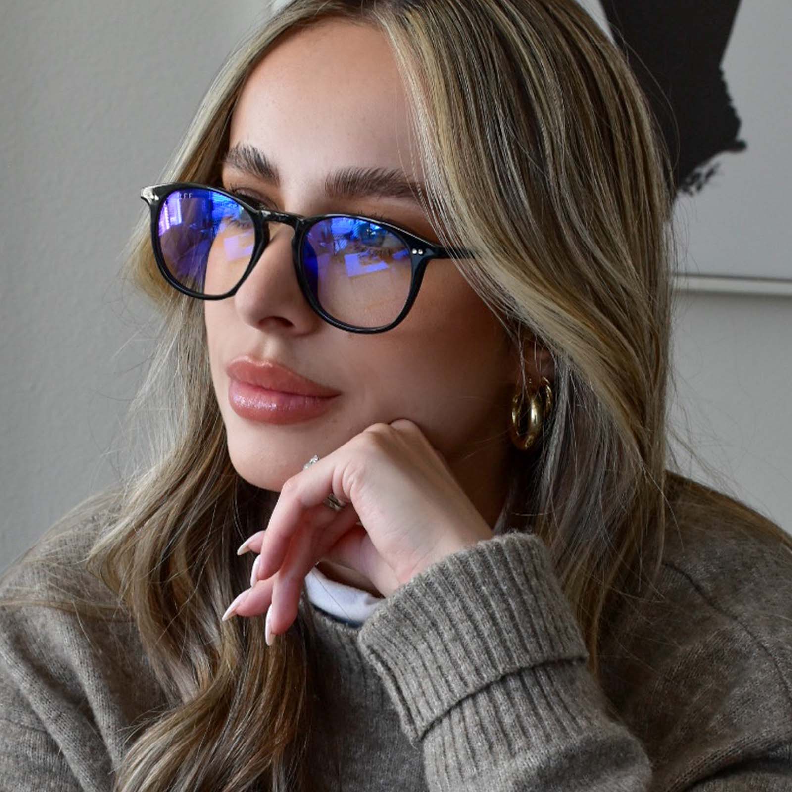 JAXSON - BLACK + BLUE LIGHT TECHNOLOGY GLASSES - Image 7