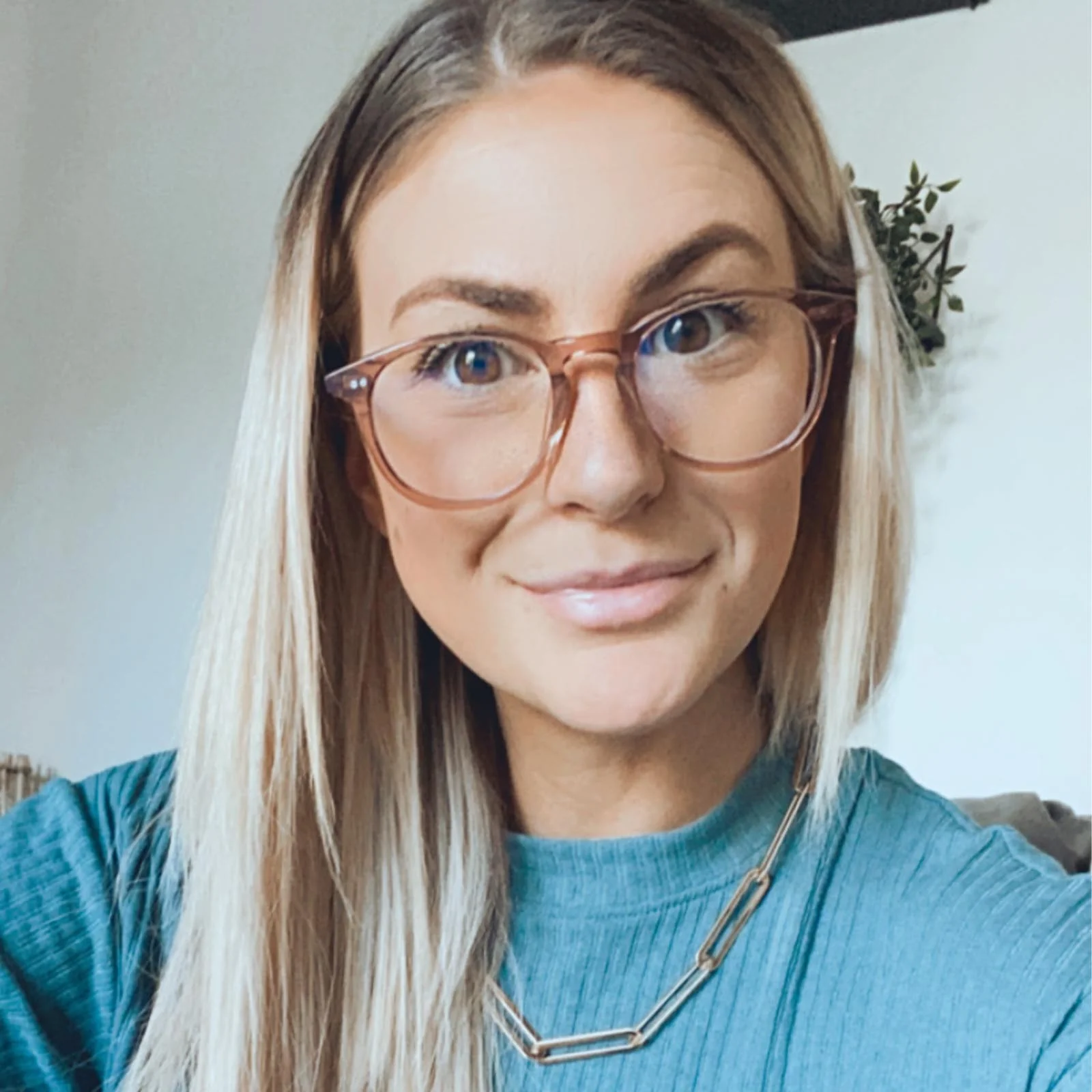 JAXSON - VINTAGE CRYSTAL + BLUE LIGHT TECHNOLOGY CLEAR GLASSES - Image 7