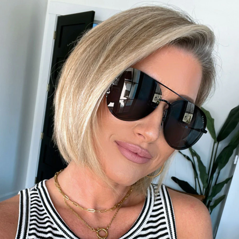 LENOX - BLACK + GREY SUNGLASSES - Image 6