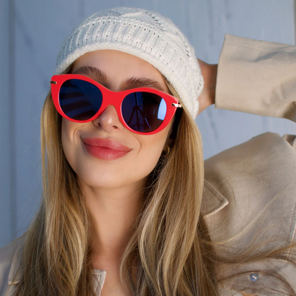 LUNA LOVEGOOD™ - LUNA PINK + PURPLE MIRROR SUNGLASSES - Image 14