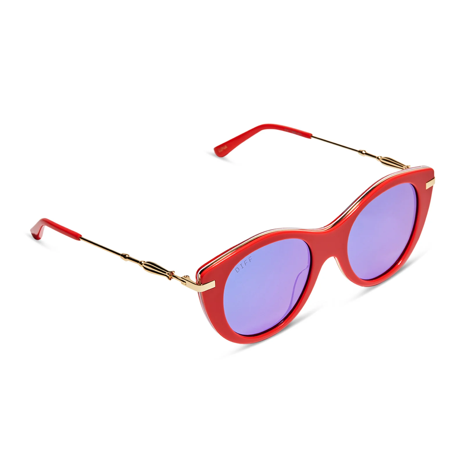 LUNA LOVEGOOD™ - LUNA PINK + PURPLE MIRROR SUNGLASSES - Image 4