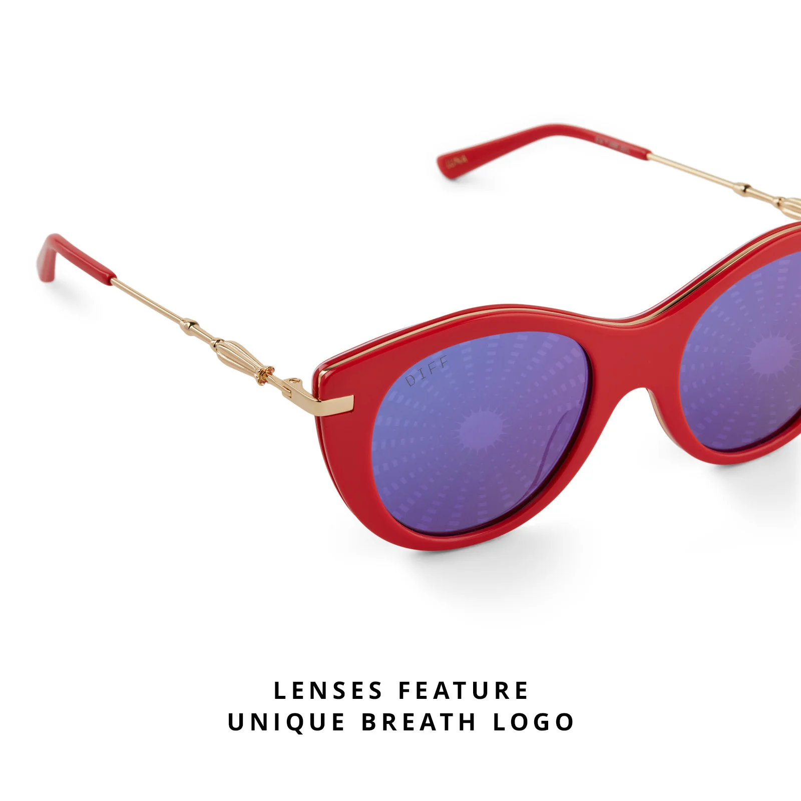 LUNA LOVEGOOD™ - LUNA PINK + PURPLE MIRROR SUNGLASSES - Image 9