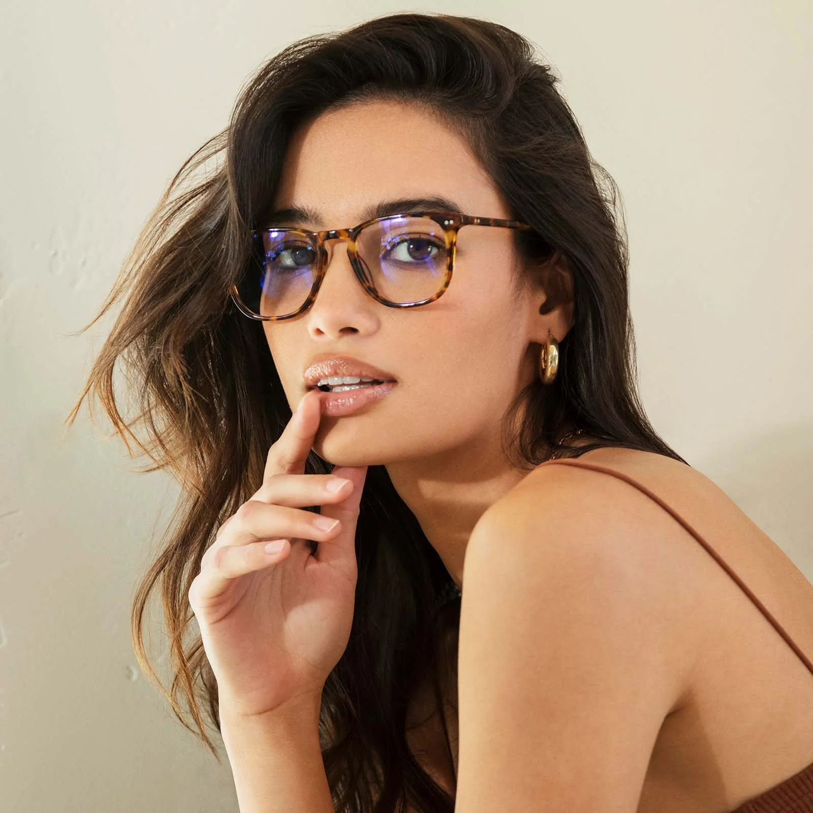 MAXWELL - AMBER TORTOISE + BLUE LIGHT TECHNOLOGY GLASSES - Image 4