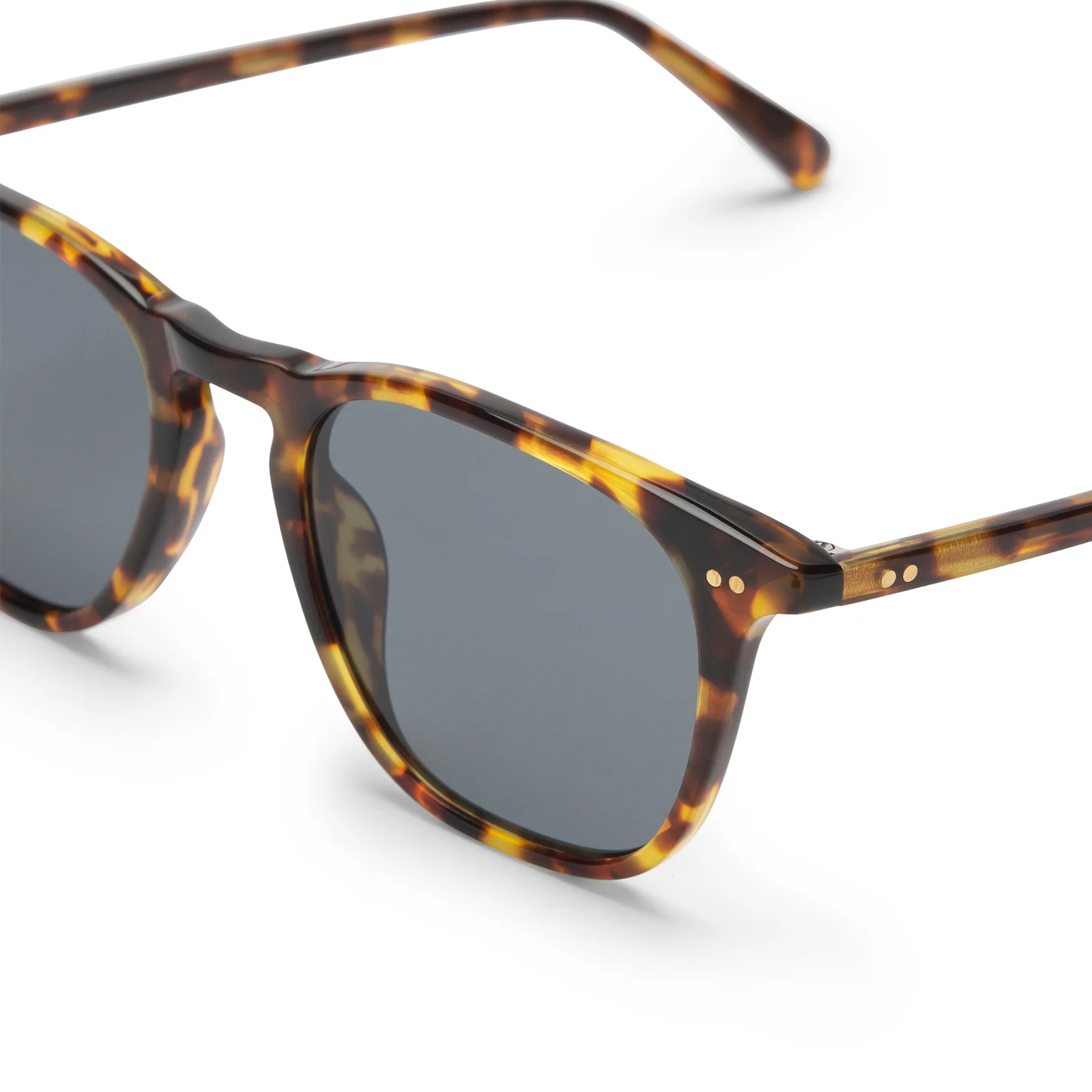 MAXWELL - AMBER TORTOISE + GREY POLARIZED SUNGLASSES - Image 3