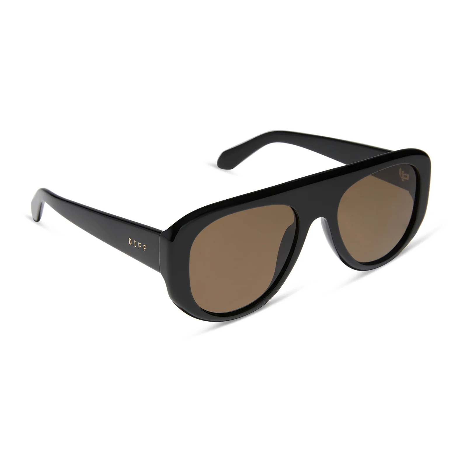 MORGAN - BLACK + BROWN + POLARIZED SUNGLASSES - Image 3