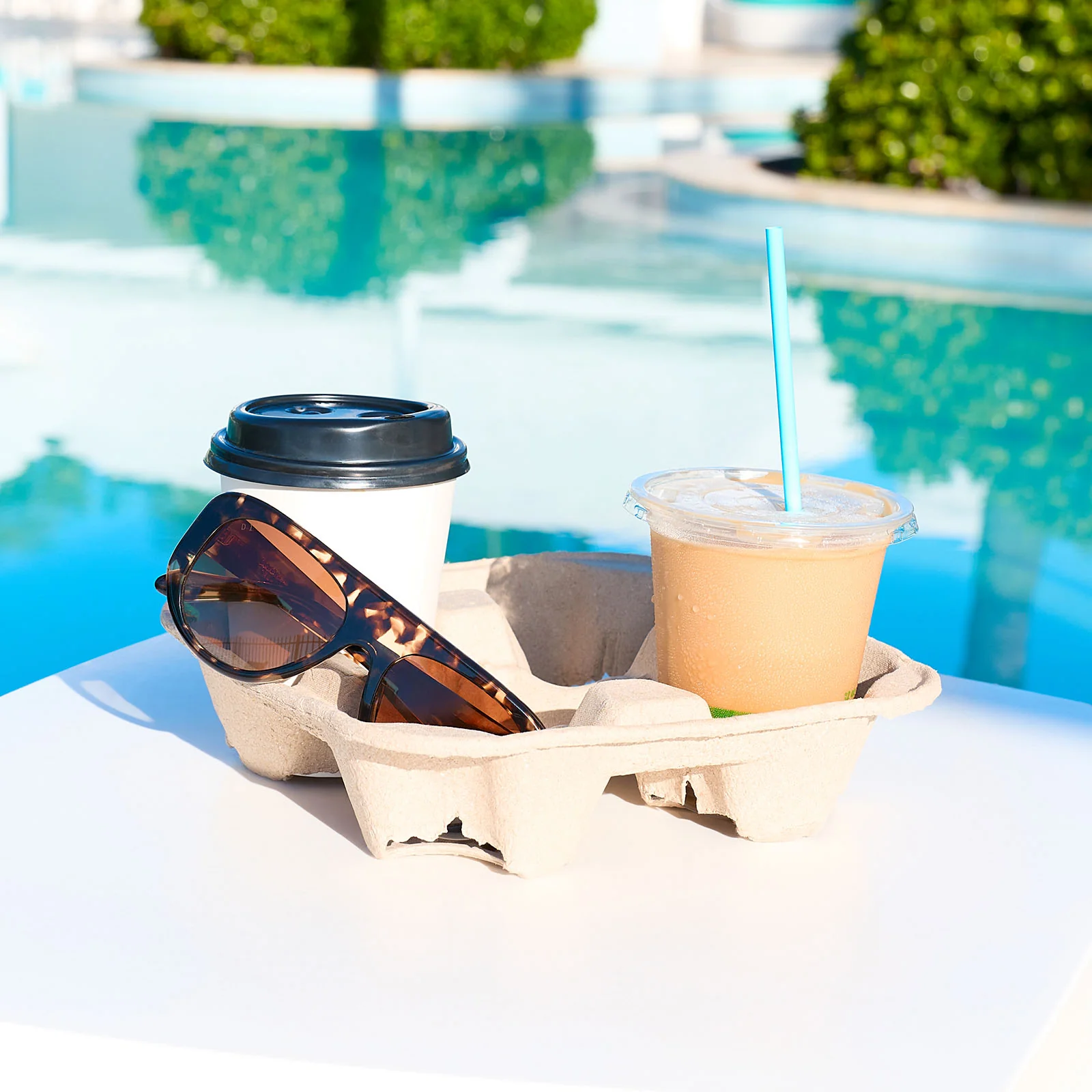 MORGAN - ESPRESSO TORTOISE + BROWN GRADIENT + POLARIZED SUNGLASSES - Image 12