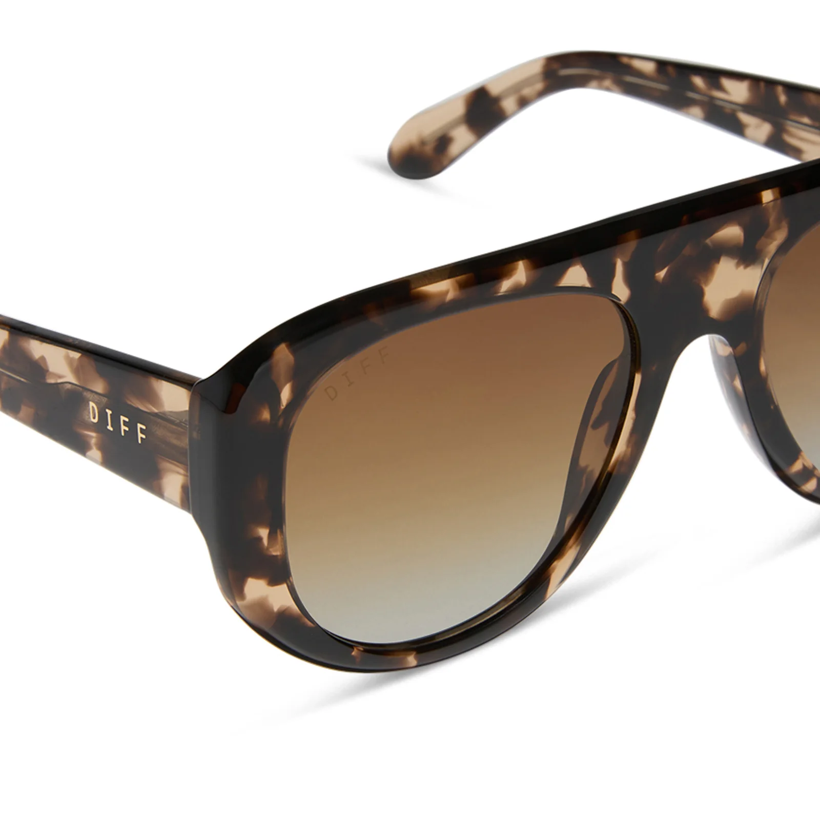 MORGAN - ESPRESSO TORTOISE + BROWN GRADIENT + POLARIZED SUNGLASSES - Image 4