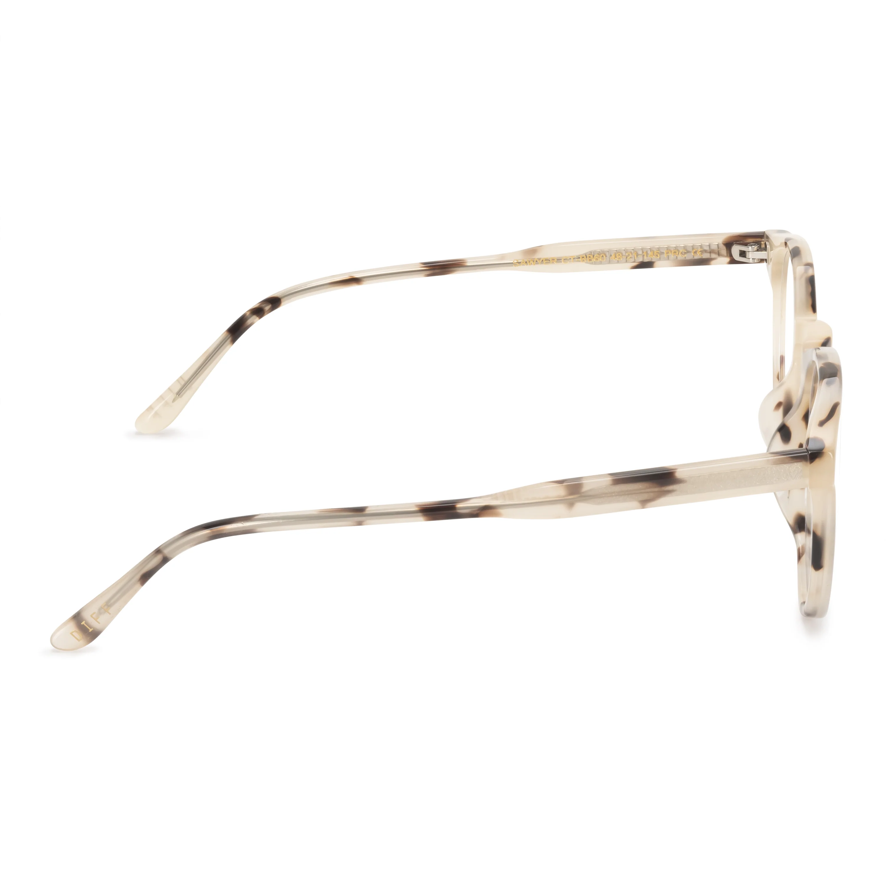 SAWYER - CREAM TORTOISE + BLUE LIGHT TECHNOLOGY GLASSES - Image 4
