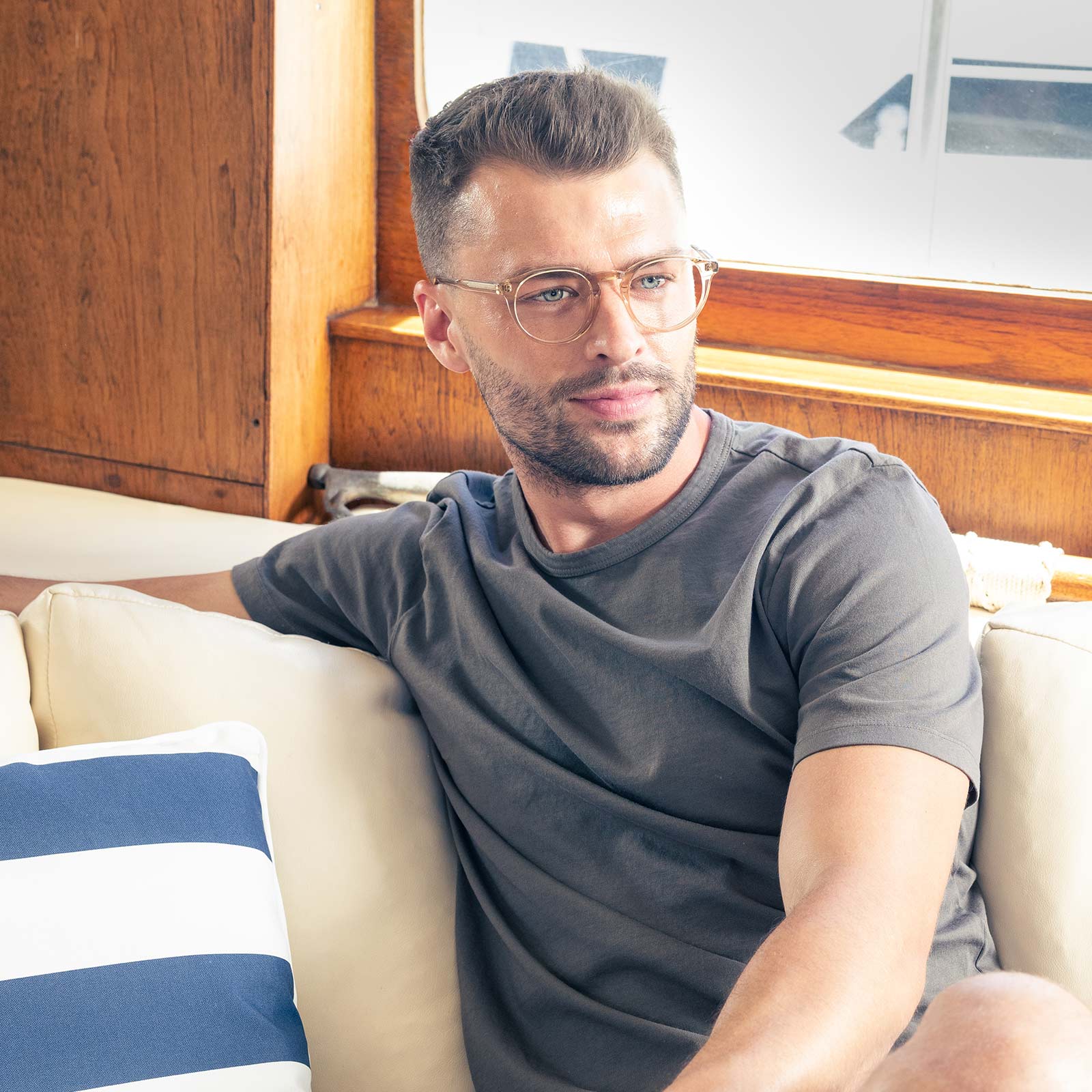 SAWYER - VINTAGE CRYSTAL + BLUE LIGHT TECHNOLOGY GLASSES - Image 5