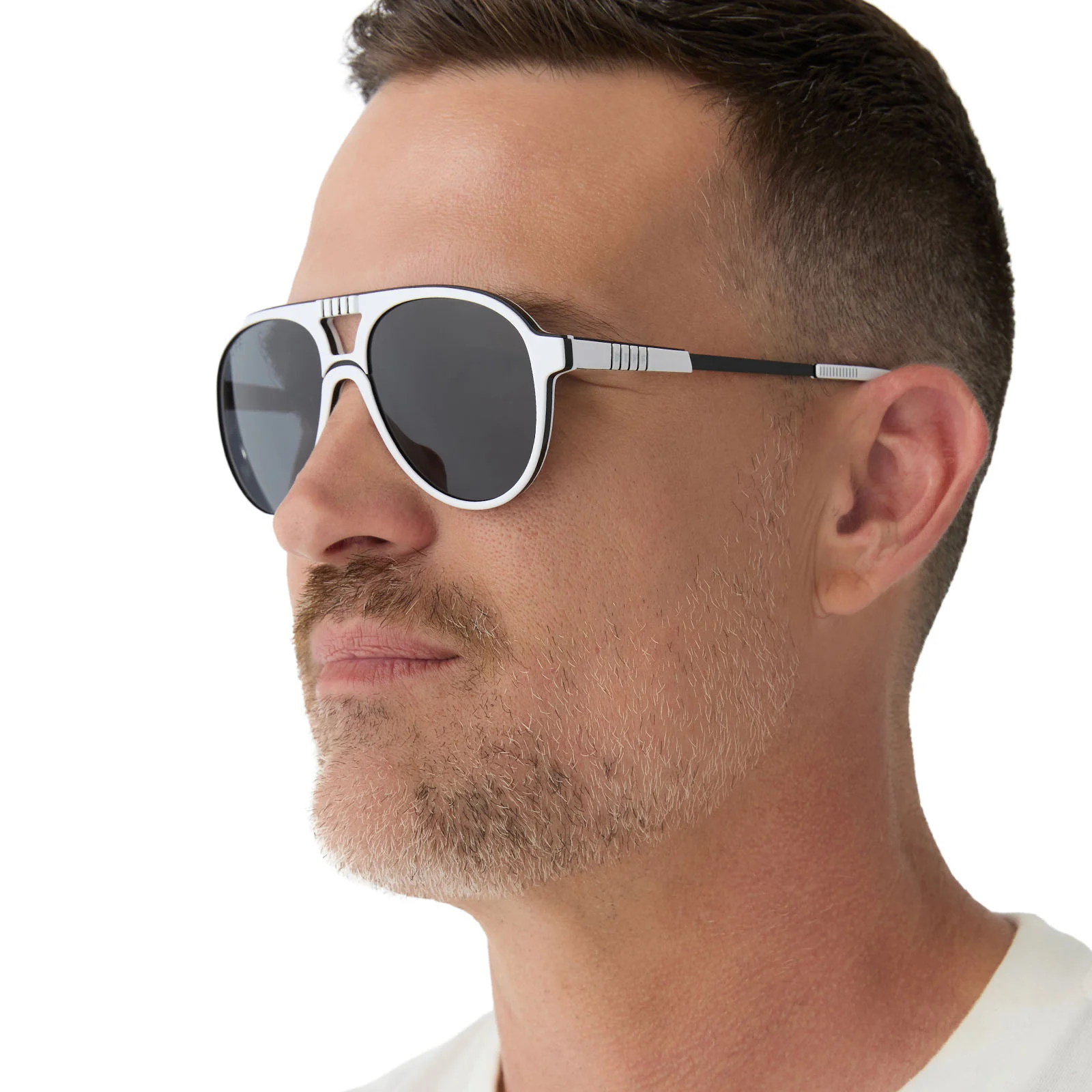 STORMTROOPER - GALACTIC WHITE + BLACK POLARIZED SUNGLASSES - Image 6