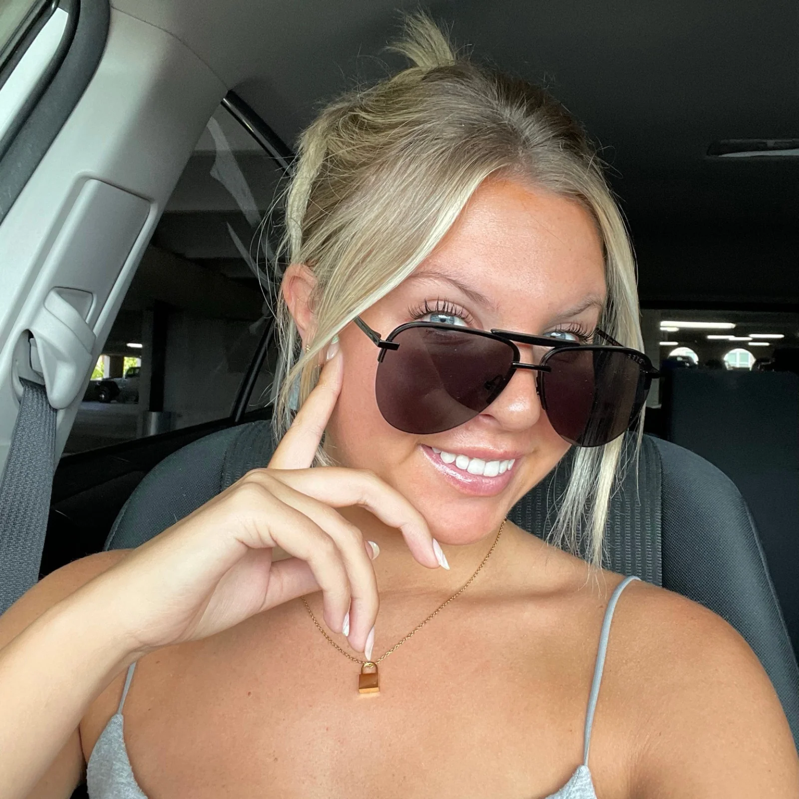 TAHOE - BLACK + GREY SUNGLASSES - Image 7